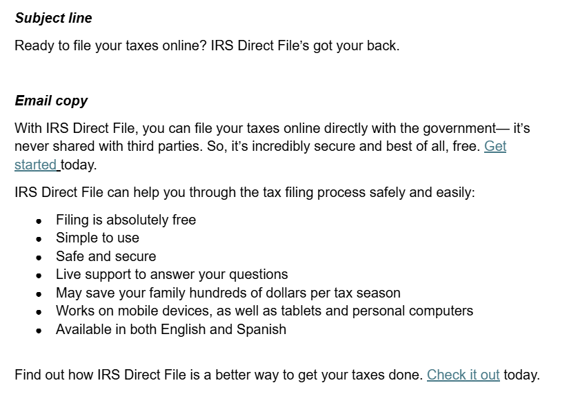 A secure way to file your taxes.