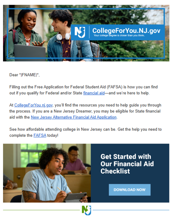 Fill out your FAFSA.