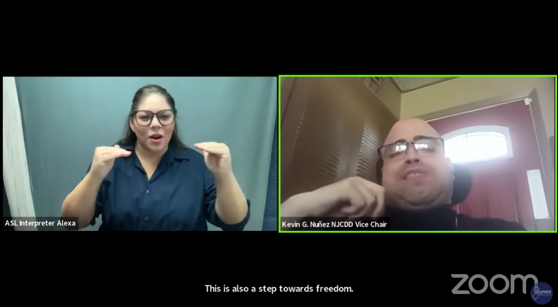 Screenshot of a Zoom meeting
